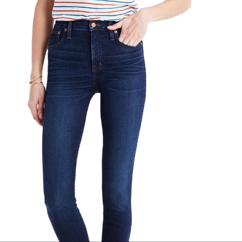Madewell 10” High Rise Dark Blue Jeans 29